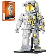 JMBricklayer Space Astronaut Building Block Sets for Adults, 1008 PCS Spaceman Toys with Display ...