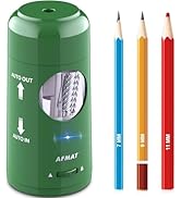 AFMAT Electric Pencil Sharpener, Rechargeable Automatic Pencil Sharpener for Jumbo &amp; Colored Penc...