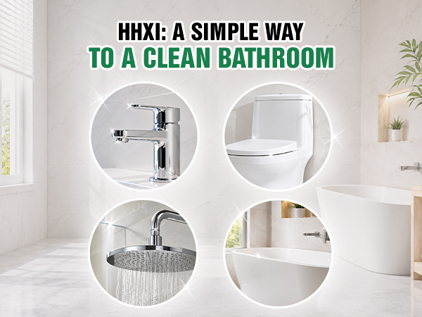 HHXI: A SIMPLE WAYTO A CLEAN BATHROOM