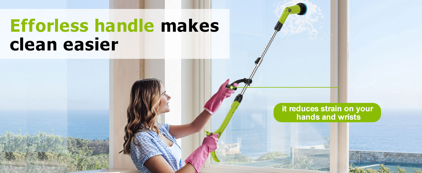 High Power Electric Spin Scrubber