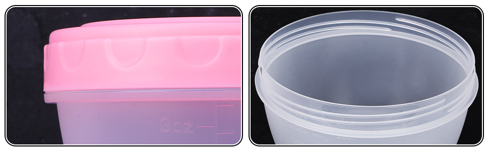 The screw top food storage containers with lid details
