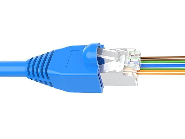cat 6 pass through rj45 connectors