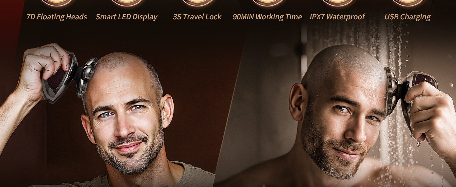 head shavers for blad men