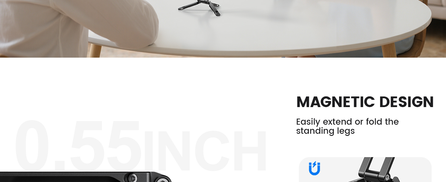 magnetic phone tripod