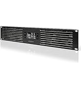 AC Infinity CLOUDPLATE T7, Rack Mount Fan Panel 2U, Exhaust Airflow, for cooling AV, Home Theater...