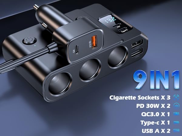 cigarette lighter splitter