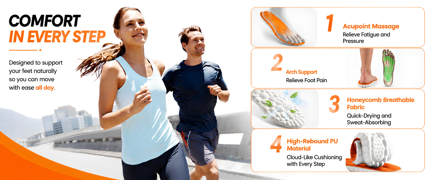 shoe insoles; insoles for women; insoles for standing all day; arch support insoles