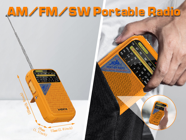 radios portable am fm