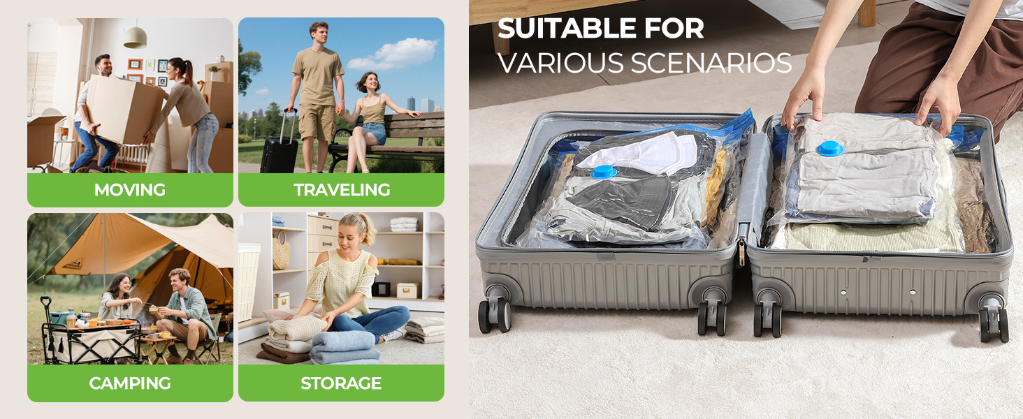 Vacuum Storage Bags for Travel