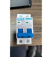 JINDOUZI AC Miniature Circuit Breaker, 20 Amp 120V/240V 1P/2P DIN Rail Mount Circuit Breaker, The...