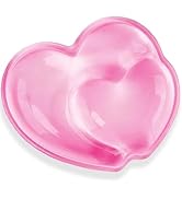 Gel Wrist Rest for Keyboard and Mouse Transparent Pink Heart Elbow Pad Cushion Ergonomic Cute Cle...