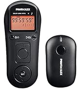 PHOTOOLEX Wireless Intervalometer Timer Remote Control Shutter Release for Sony A6000 A6100 A6300...