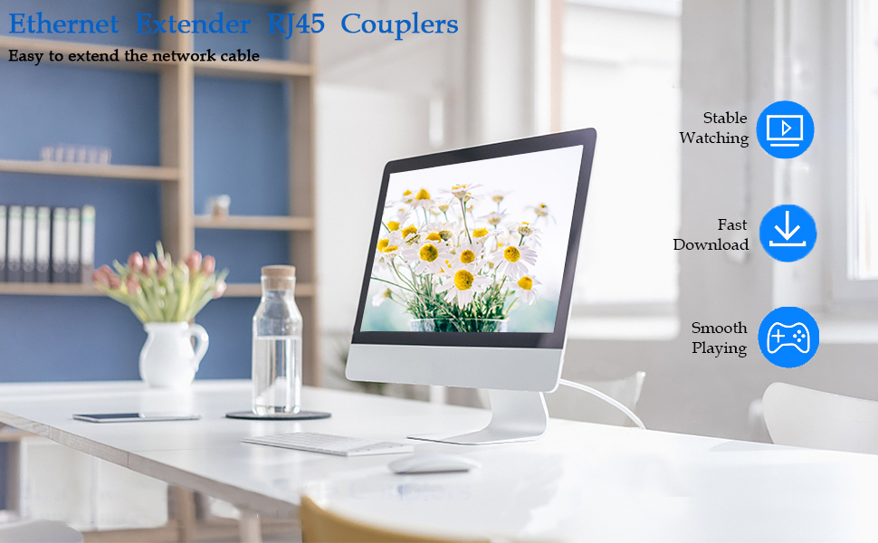 Unlimited internet speed rj45 Coupler 