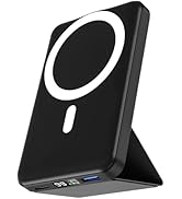 podoru for Magsafe Battery Pack, Foldable 10000mAh Magnetic Power Bank with USB-C Cable LED Displ...