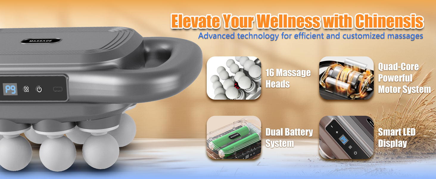 16 Head Massage Gun Deep Tissue