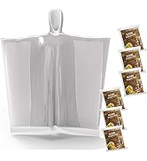 COOY Rain Ponchos,with Drawstring Hood (10 Pack) Emergency Disposable Rain Ponchos Family Pack fo...
