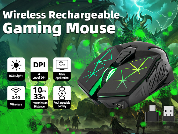wireless gaming mouse a+1
