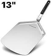 KitchenStar Stainless Steel Pizza Peel with Folding Handle (13 x 16.5 Inches) for Oven Pizza Turn...