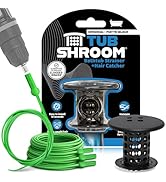 TubShroom Drain Hair Catcher - Matte Black - Fits 1.5-1.75 inch Tub Drains - Drain Protection to ...