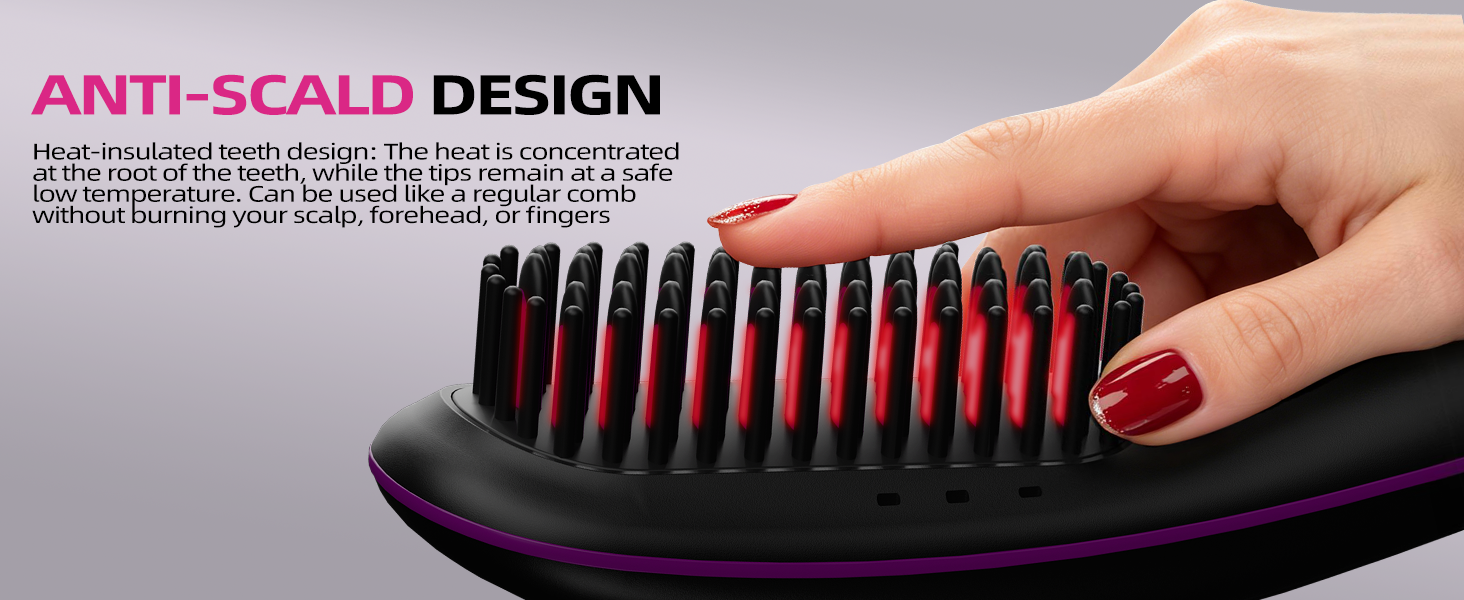 hair straightener brush