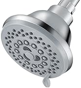Nuodan High Pressure Shower Head - 5 Spray Modes Powerful Pressure Boosting Showerhead For Bathro...