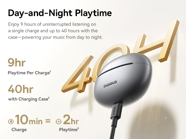 open ear earbuds long playtime