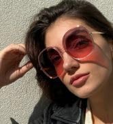 70s Super Oversize Square Sunglasses for Women Vintage Rectangular Plastic Frame