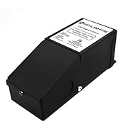 HitLights Dimmable LED Driver Transformer 12V 40W (3.3A), Magnetic Power Supply 120VAC to 12VDC, ...