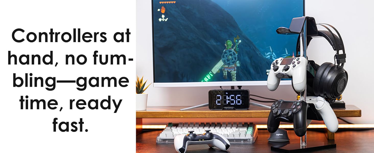 controller and headset stand