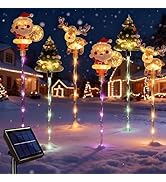 6-Pack of Moving Christmas Lights, Led Solar Christmas Trees for Outside Waterproof, 2026 New Fen...