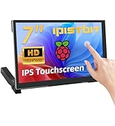 iPistBit 7 Inch IPS LCD Touch Screen Display 1024×600 HDMI Capacitive Mini Small Monitor for Rasp...