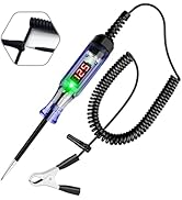 ATOBLIN Test Light Automotive 3-120V DC LED Digital Circuit Tester with Voltage Display, Auto Bid...