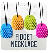 Chewy Necklace by Hedgehog - Chew Necklaces for Sensory Kids, Perfect Teething Toys: Soft and Smo...
