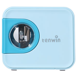 Blue camera shape pencil sharpener
