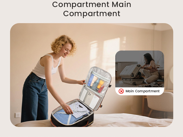 Travel Backpack for Women &amp; Men, Airline Approved Carry On Luggage
