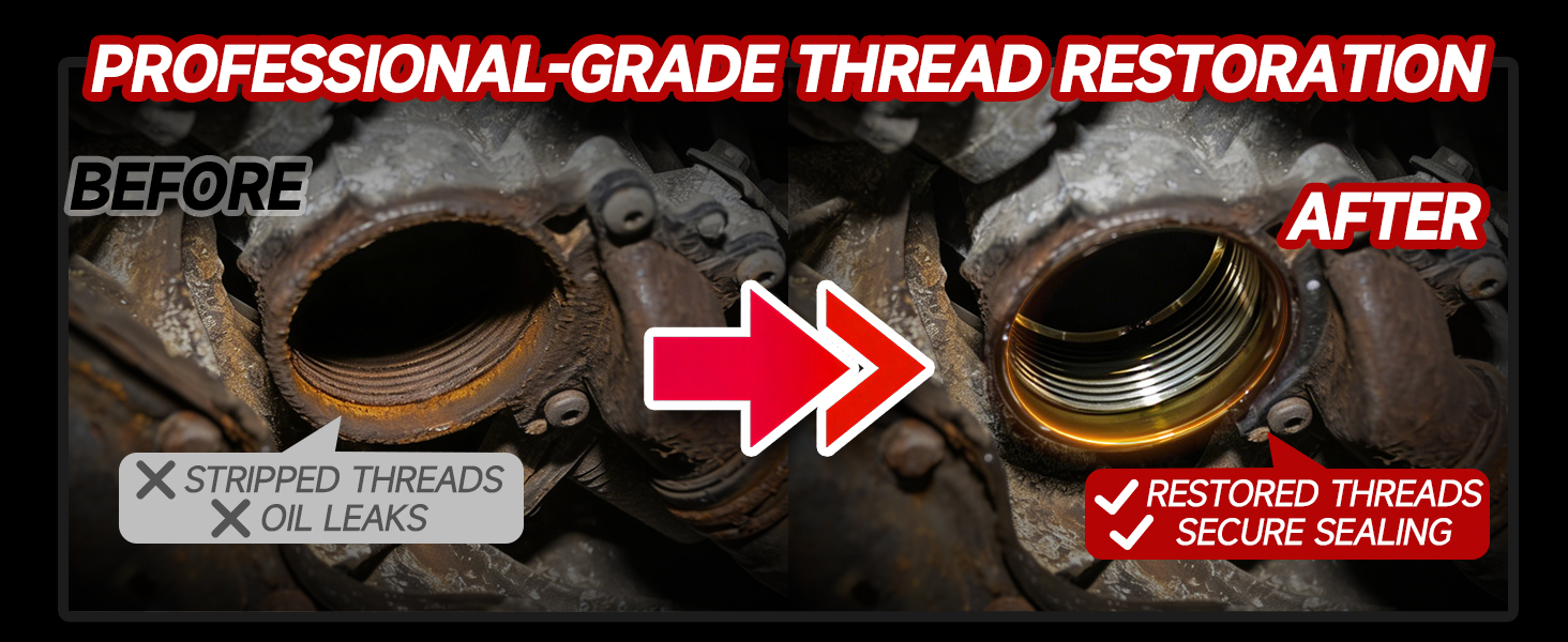 oil pan drain plug repair kit