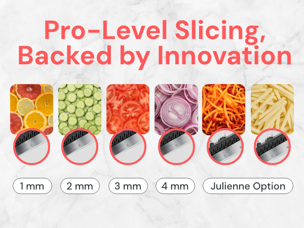 Fullstar handheld mandoline slicer 4 slices and julienne options