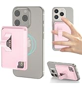 AUROX for MagSafe Wallet Stand, Magnetic Wallet Stand, Phone Grip Card Holder with Phone Stand, M...
