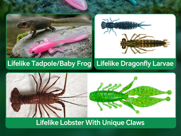 4&amp;#34; lifelike soft baits