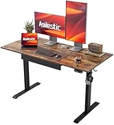Agilestic Electric Standing Desk with Integrated Drawer, Height Adjustable Desk, Ergonomic Rising...
