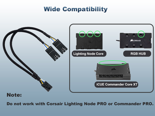 4 pin RGB Fan cable