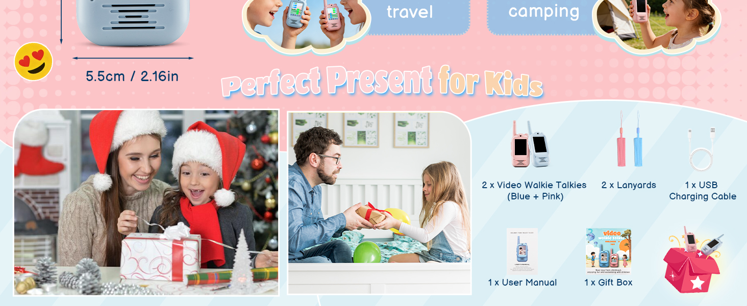 Packaged in a colorful gift box, ideal birthday or Christmas gifts for kids