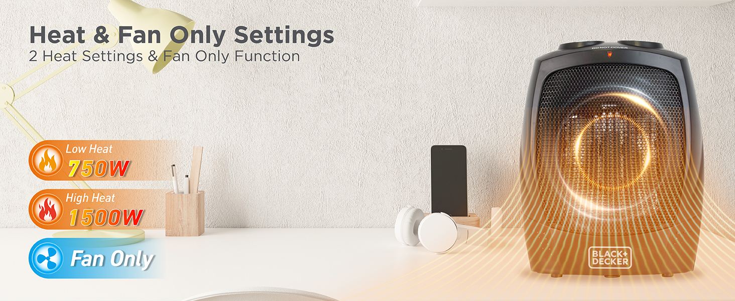 BLACK+DECKER Portable Space Heater