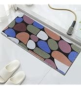 Loofah Shower Mat Non Slip, 15.7×36 Inch, Shower Mats for Showers Anti Slip, Non Slip Bath Mat fo...