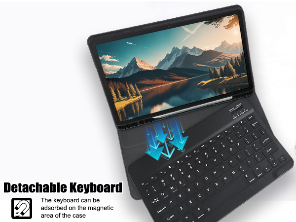 HD 10/10 Plus Keyboard case-Black+-2-1