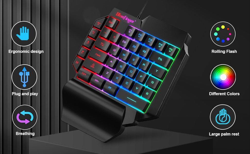 half gaming keyboard