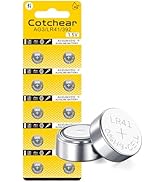 Cotchear 10pcs AG3 LR41 Battery 392 384 192 SR41SW CX41 L736 Batteries L736f Battry 1.5V LR41 But...