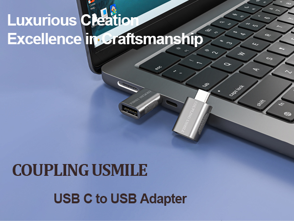 Excellence in Craftsmanship, Luxurious Creation USB C to USB adapter