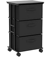 Dresser Storage with 3 Drawers, Fabric Dresser Tower, Vertical Storage Unit for Bedroom, Closet, ...