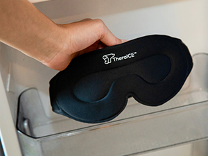 Placing Sleep Mask in the freezer
